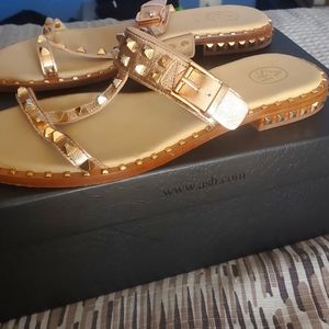 ASH PRINCE SANDAL Gold Size 40M (Donated to charity)